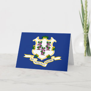 State Flag of Connecticut Card