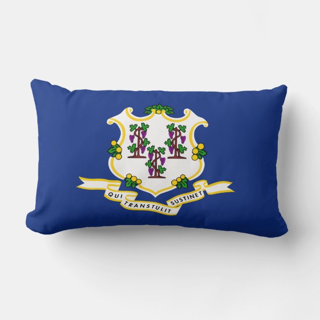 State Flag of Connecticut Lumbar Cushion (Front)