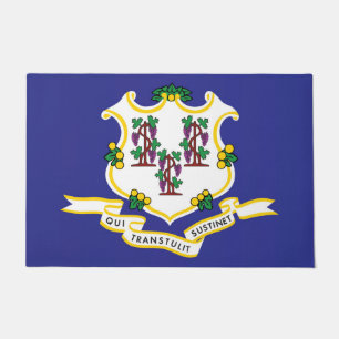 State Flag of Connecticut, USA Doormat
