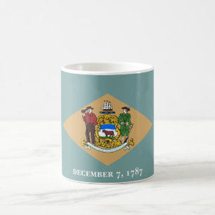 State Flag of Delaware (DE, USA) Coffee Mug