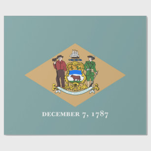 State Flag of Delaware (DE, USA) Wrapping Paper