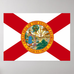 State Flag of Florida Poster
