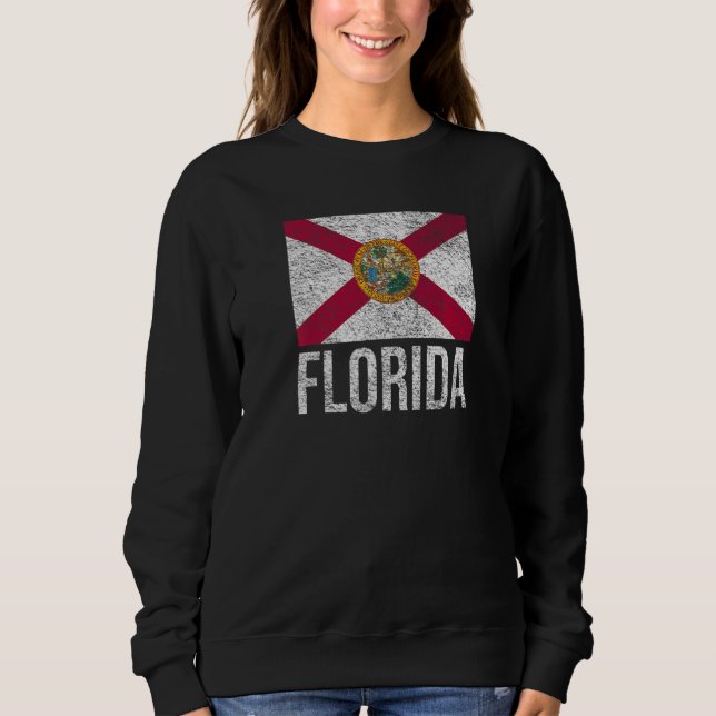 STATE FLAG OF FLORIDA THE SUNSHINE STATE SWEATSHIRT (Front)