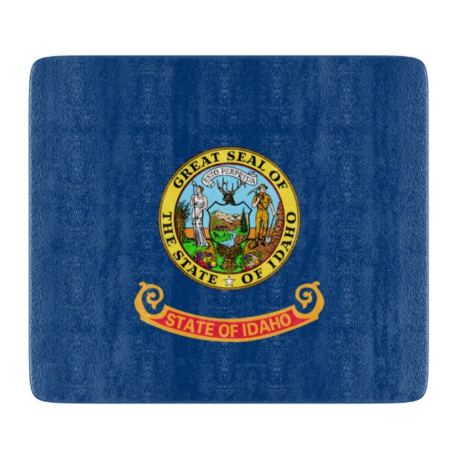 State Flag of Idaho Cutting Board (Front)