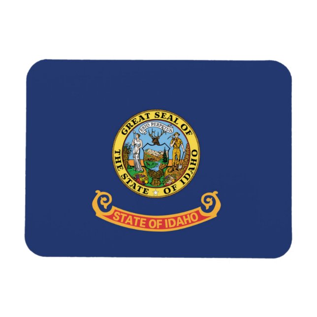 State Flag of Idaho, USA Magnet (Horizontal)