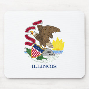 State Flag of Illinois Mouse Pad