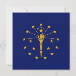 State Flag of Indiana Card