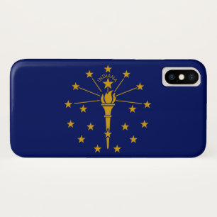 State Flag of Indiana iPhone X Case