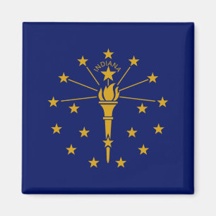 State Flag of Indiana Magnet