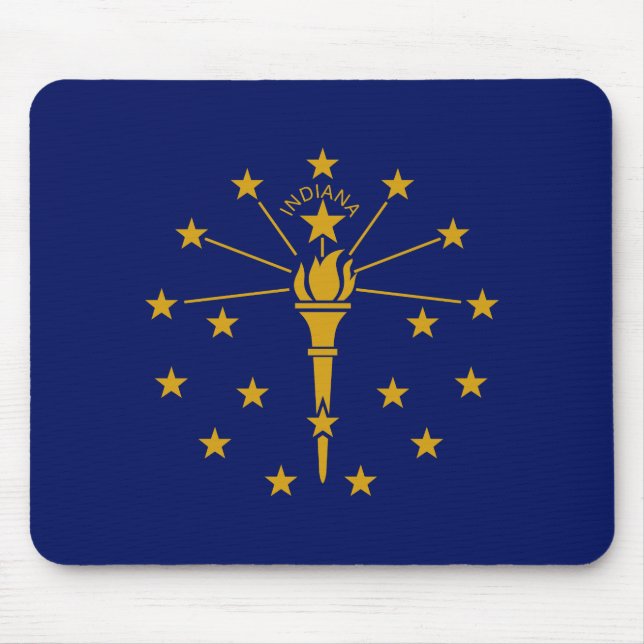 State Flag of Indiana Mouse Pad (Front)
