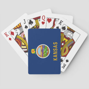 State Flag of Kansas Playing Cards