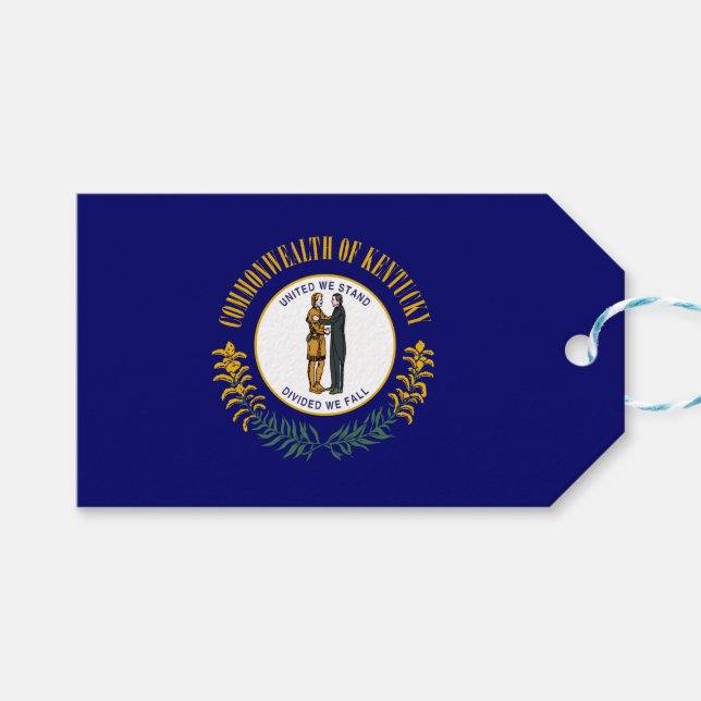 State Flag of Kentucky Gift Tags (Front (Horizontal))