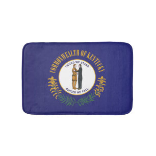State Flag of Kentucky, USA Bath Mat