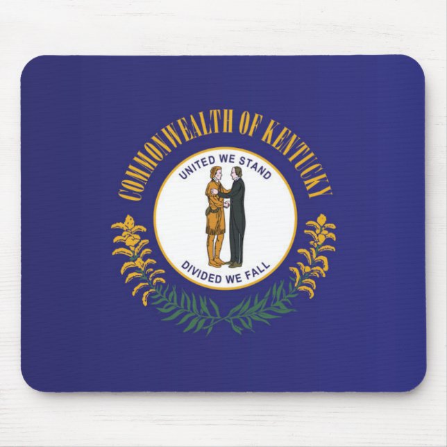 State Flag of Kentucky, USA Mouse Pad (Front)