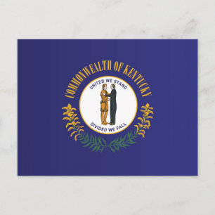 State Flag of Kentucky, USA Postcard