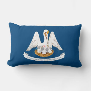 State Flag of Louisiana Lumbar Cushion