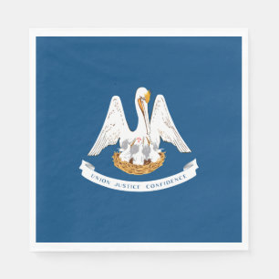 State Flag of Louisiana Napkin