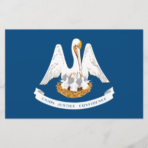 State Flag of Louisiana Stationery