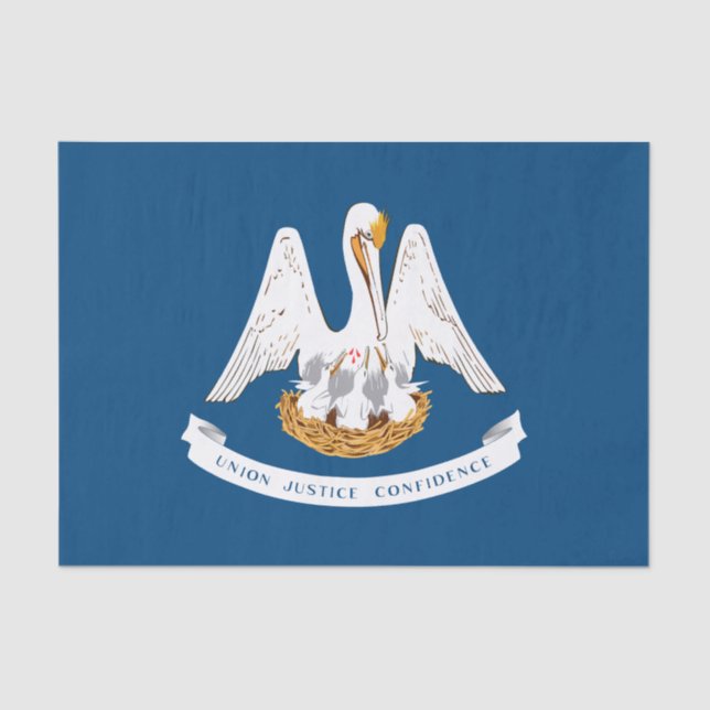 State Flag of Louisiana Tissue Paper (Front)