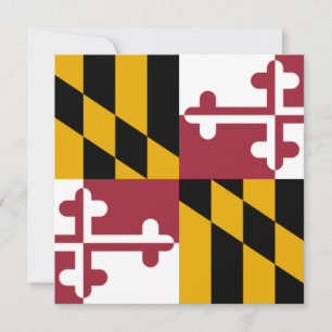 State Flag of Maryland Card