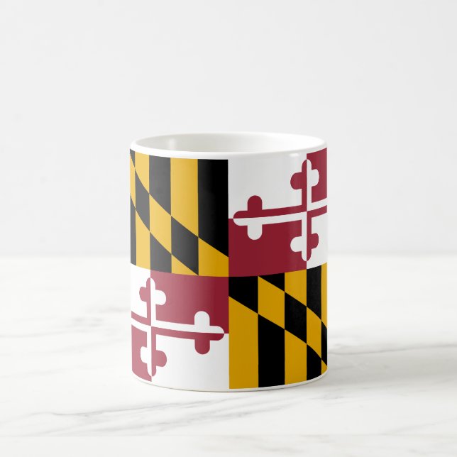 State Flag of Maryland Coffee Mug (Center)