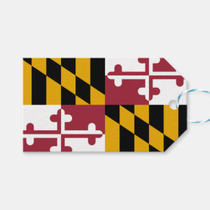 State Flag of Maryland Gift Tags