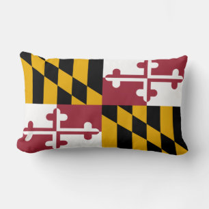 State Flag of Maryland Lumbar Cushion
