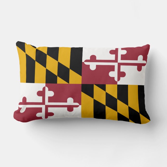 State Flag of Maryland Lumbar Cushion (Front)