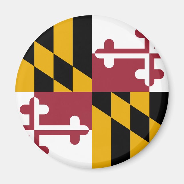 State Flag of Maryland Magnet (Front)