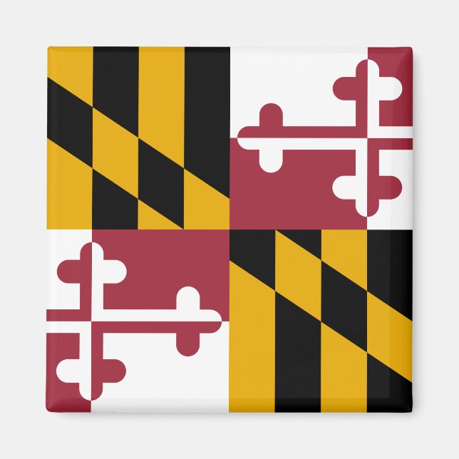 State Flag of Maryland Magnet (Front)