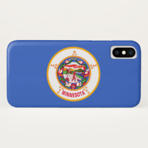 State Flag of Minnesota iPhone X Case