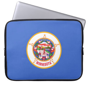 State Flag of Minnesota Laptop Sleeve