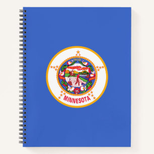 State Flag of Minnesota Notebook