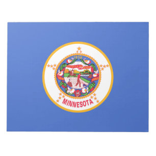 State Flag of Minnesota Notepad