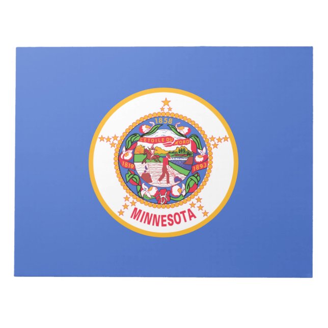 State Flag of Minnesota Notepad (Front)