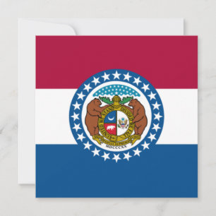 State Flag of Missouri Card