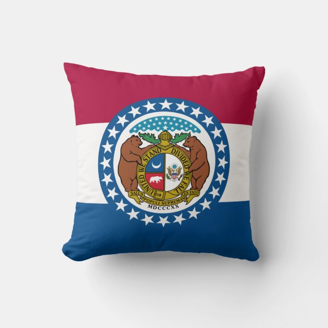 State Flag of Missouri Cushion (Front)