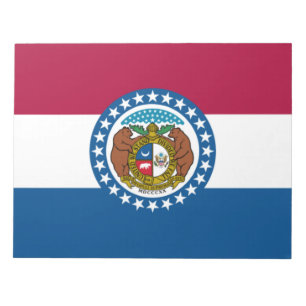 State Flag of Missouri Notepad