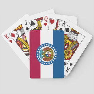 State Flag of Missouri Playing Cards