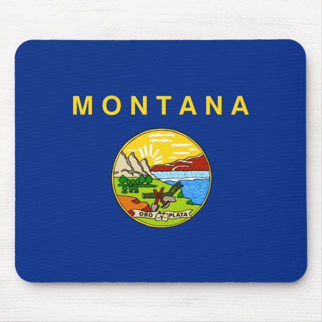 State Flag of Montana Mouse Pad (Front)