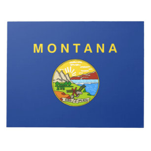 State Flag of Montana Notepad