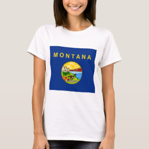 State Flag of Montana T-Shirt