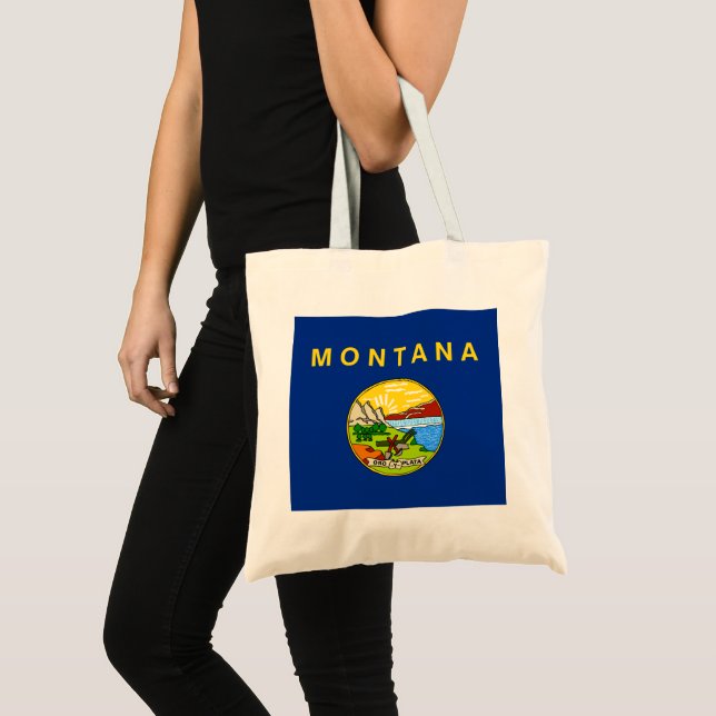 State Flag of Montana Tote Bag (Front (Product))