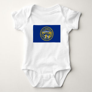 State Flag of Nebraska Baby Bodysuit