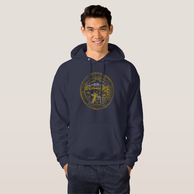 State Flag of Nebraska Hoodie (Front Full)