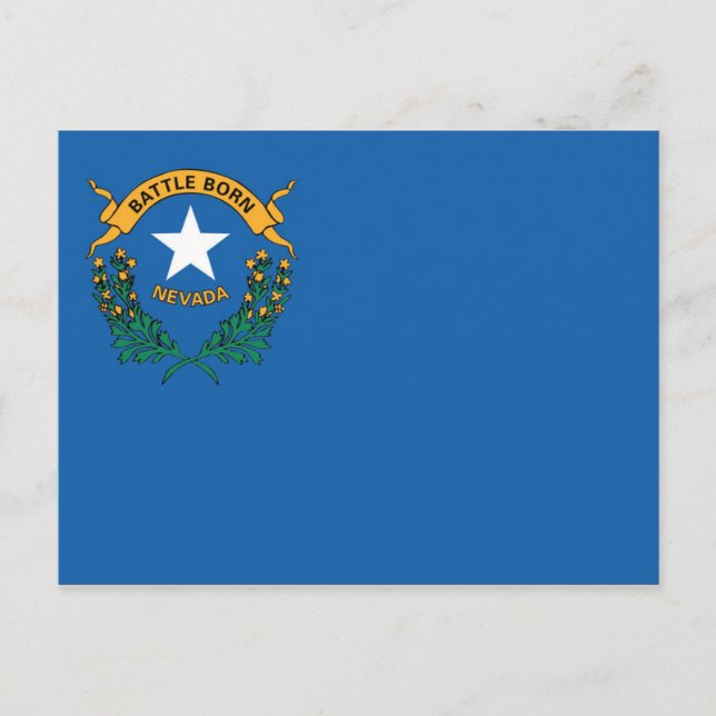 State Flag of Nevada, USA Postcard (Front)