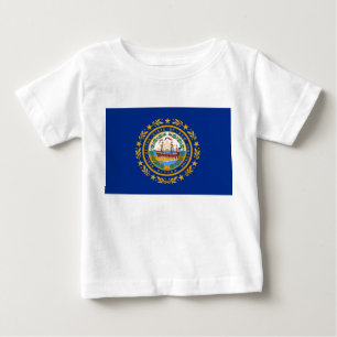 State Flag of New Hampshire Baby T-Shirt