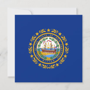 State Flag of New Hampshire Card