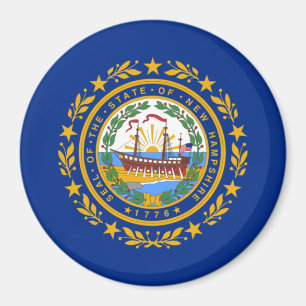 State Flag of New Hampshire Magnet