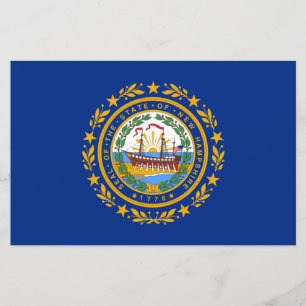 State Flag of New Hampshire Stationery